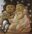 Rubens and His Wife Fernando Botero